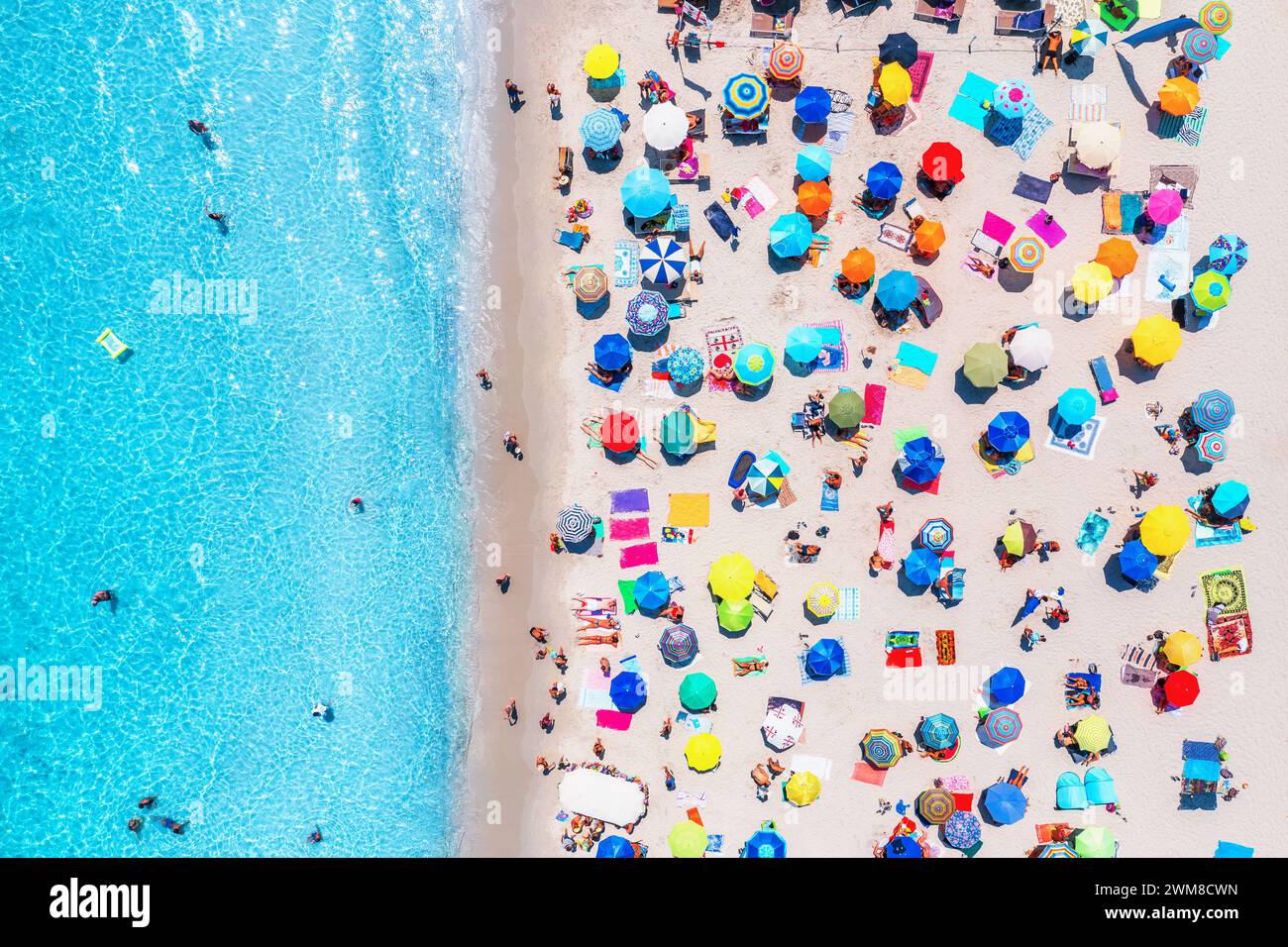 Aerial view blue sea lagoon hi-res stock photography and images - Alamy