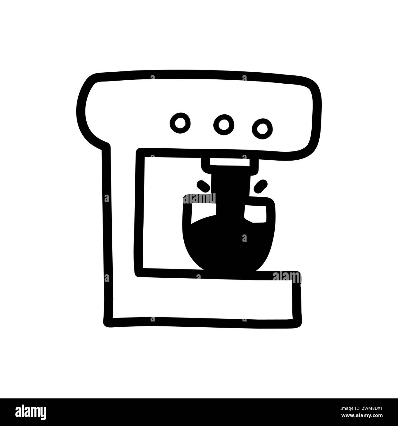 Art illustration symbol flat icon colorful design concept logo of offee