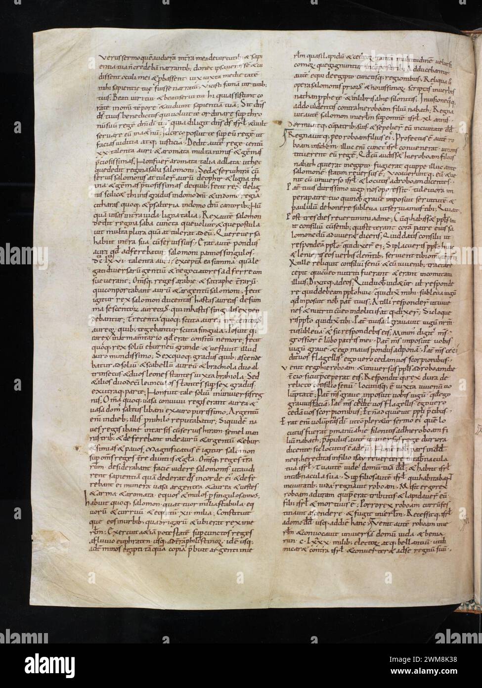 Cod. A 9, f. 217v – Biblia latina (Vulgata. Stock Photo