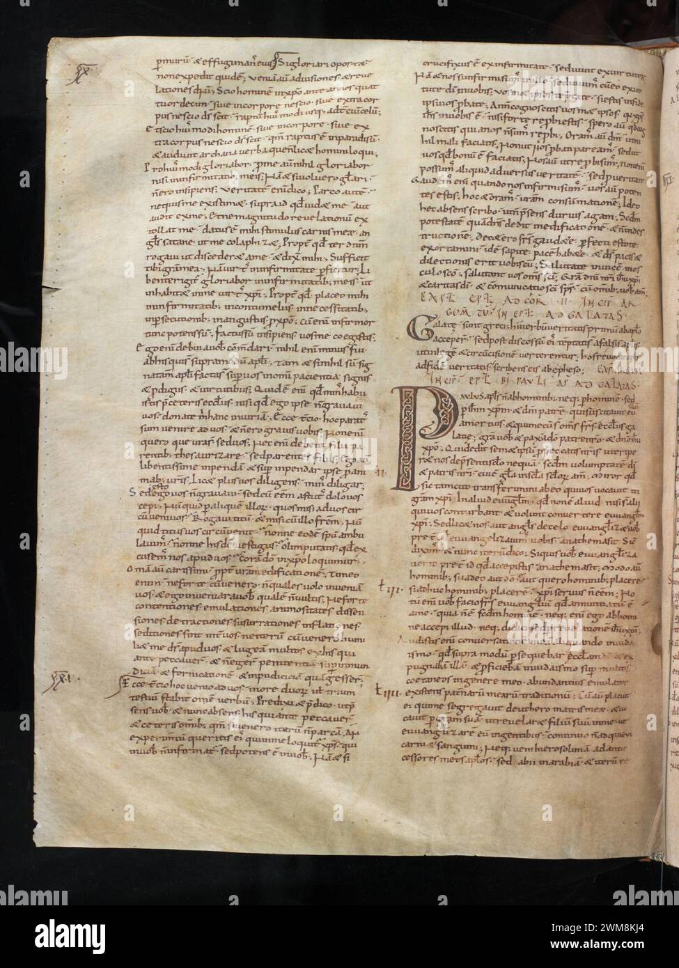 Cod. A 9, f. 293v – Biblia latina (Vulgata. Stock Photo
