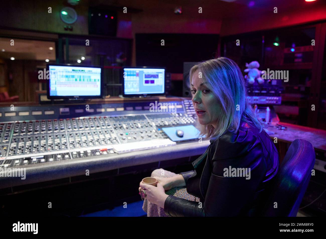 The daughter of guitarist Paco de Lucia, Lucia Sanchez, during an