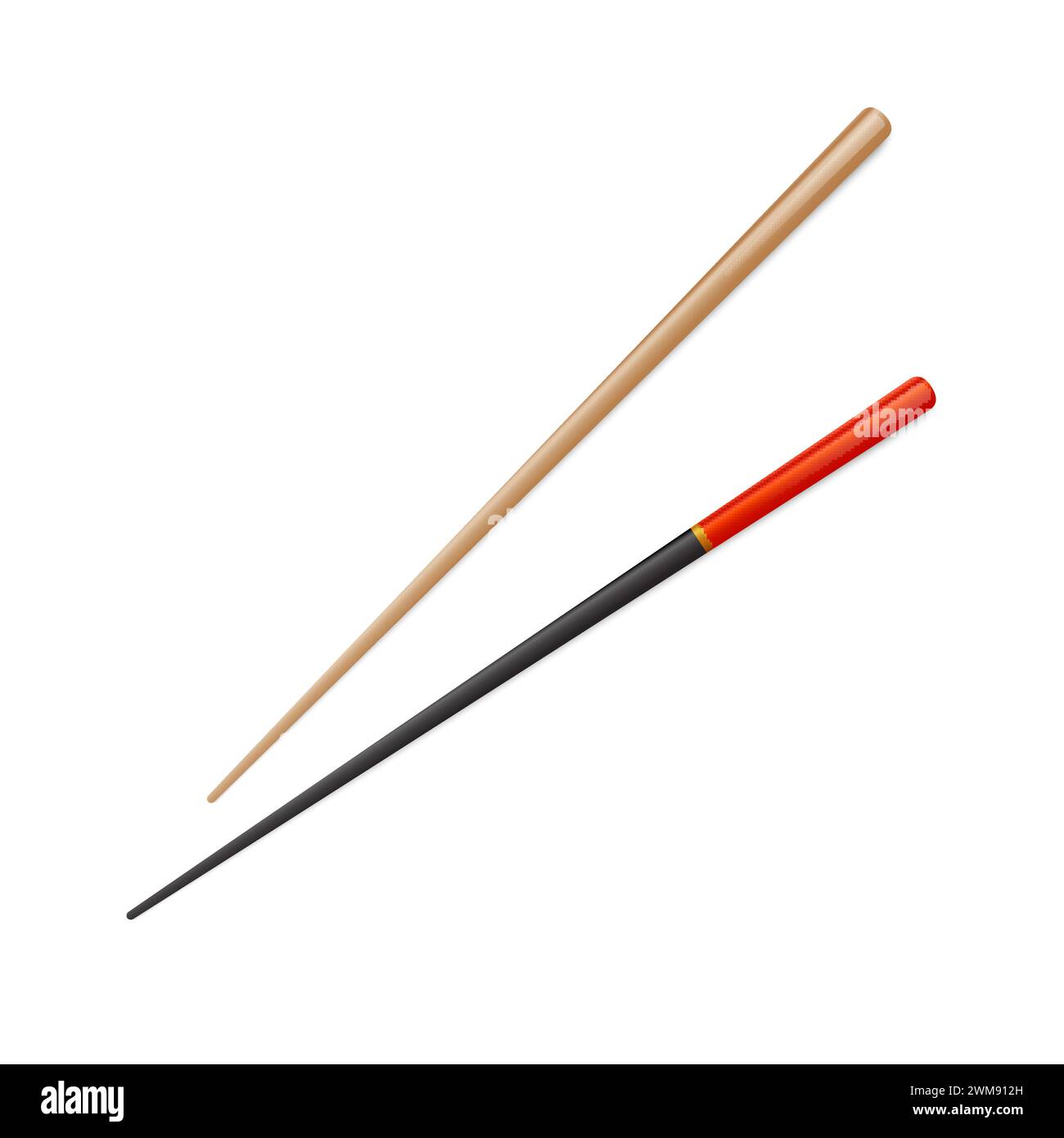 Chopstick vector chinese sushi isolated japanese chop food stick. Japan