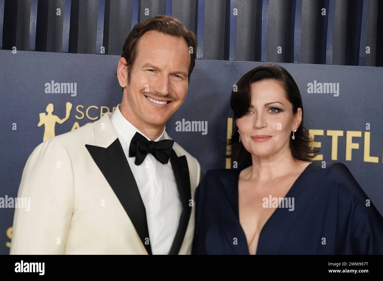 Patrick Wilson, left, and Dagmara Dominczyk arrive at the 30th annual
