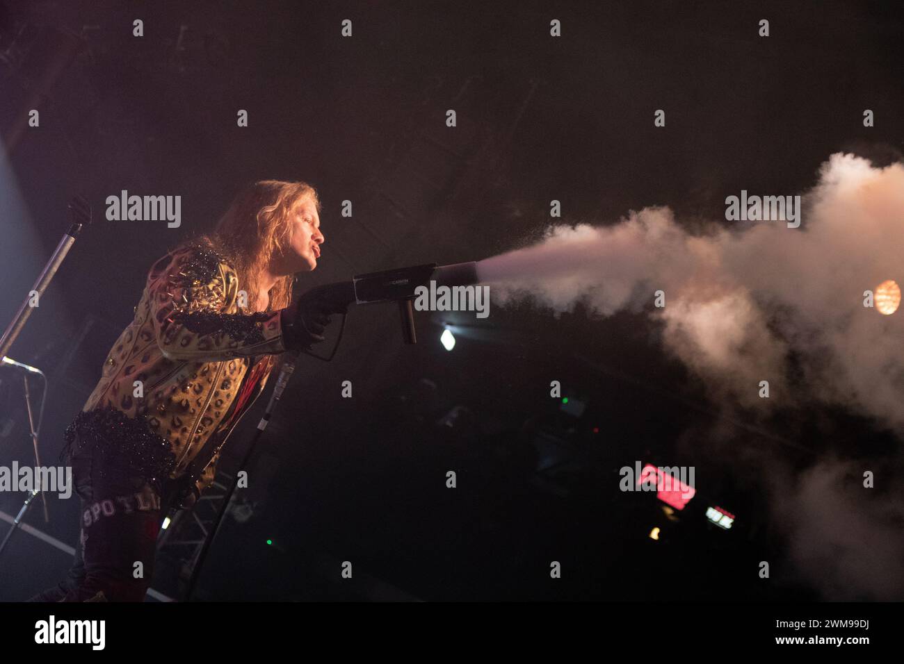 Nottingham, UK, 25/02/2024, Chris Jericho of rock band Fozzy perform at