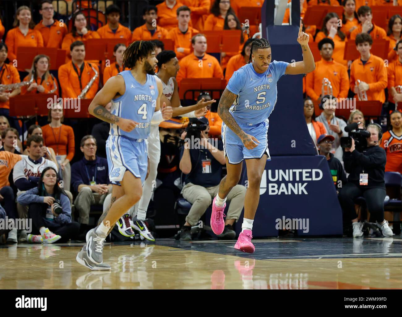 Charlottesville, VA, USA. 24th Feb, 2024. University of North Carolina