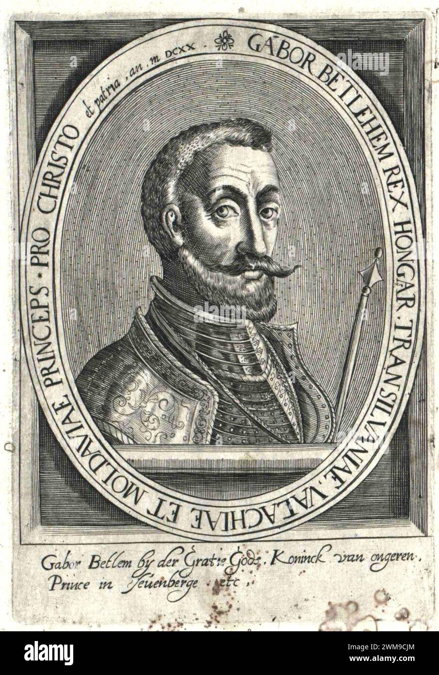 Bethlen Gábor (1580 - 1629). Stock Photo