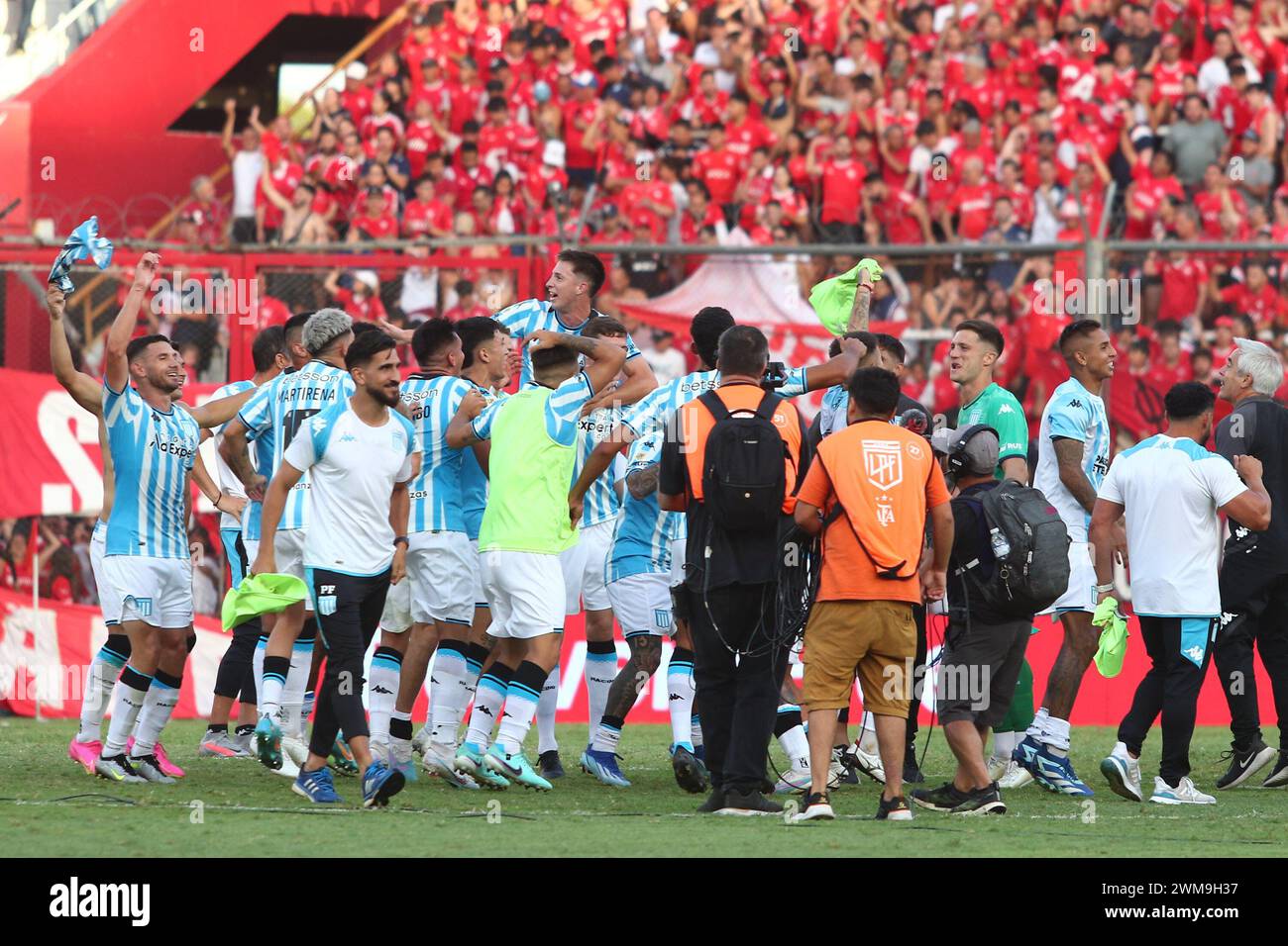 Buenos Aires, Argentina. 24th Feb, 2024. Players of Racing Club ...