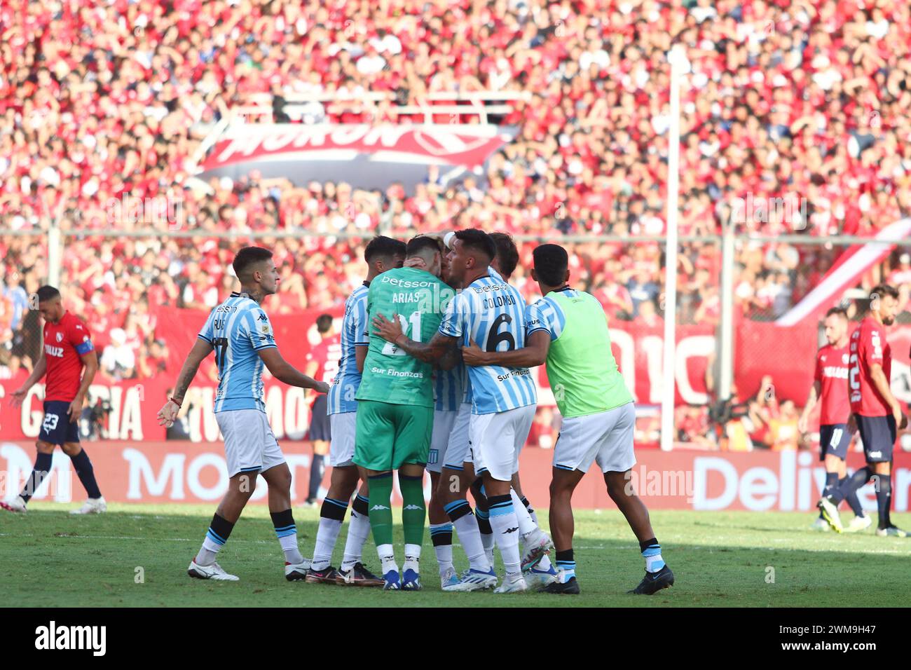 Buenos Aires, Argentina. 24th Feb, 2024. Players of Racing Club ...