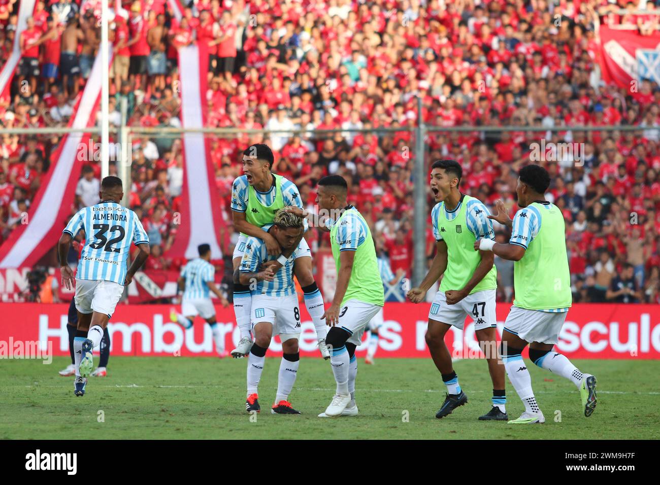 Buenos Aires, Argentina. 24th Feb, 2024. Players of Racing Club ...