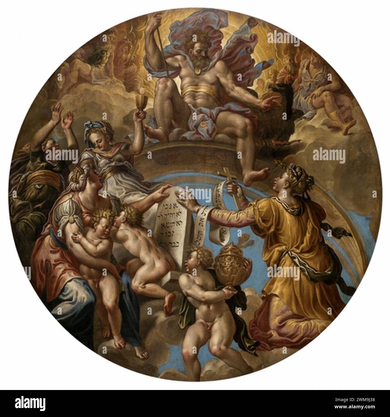 Biblioteca Marciana-Sala sansoviniana-2 Stock Photo - Alamy