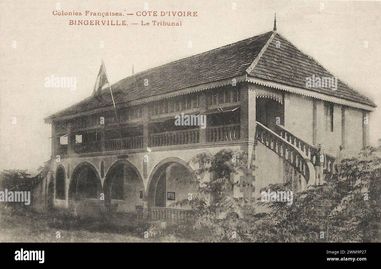 Bingerville-Le Tribunal (Côte d'Ivoire Stock Photo - Alamy