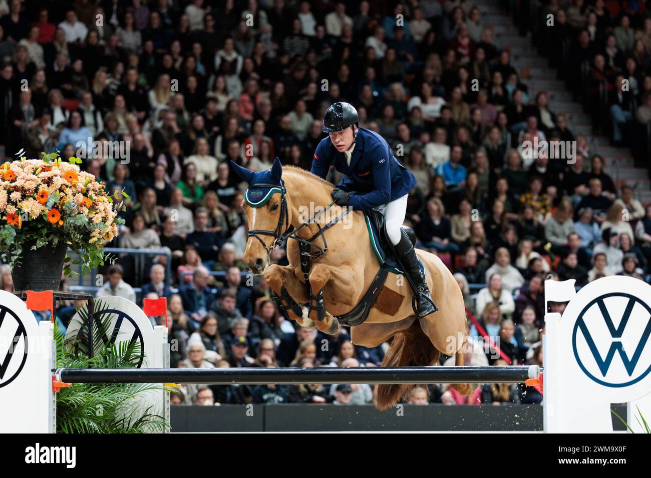 Mario Stevens of Germany with Carrie 22 during the CSI5*-W Gothenburg ...