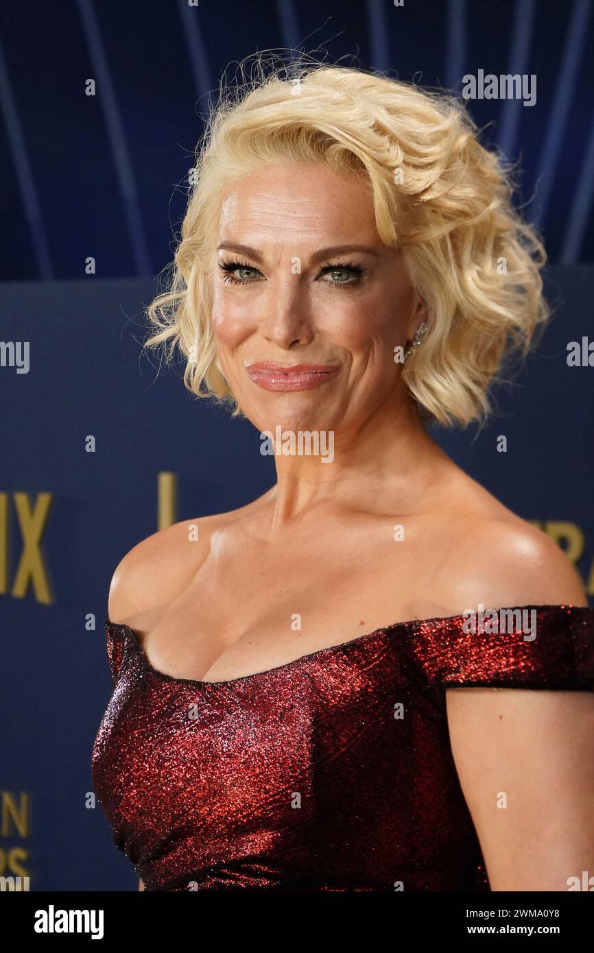 Hannah Waddingham arrives at the 30th annual Screen Actors Guild Awards ...