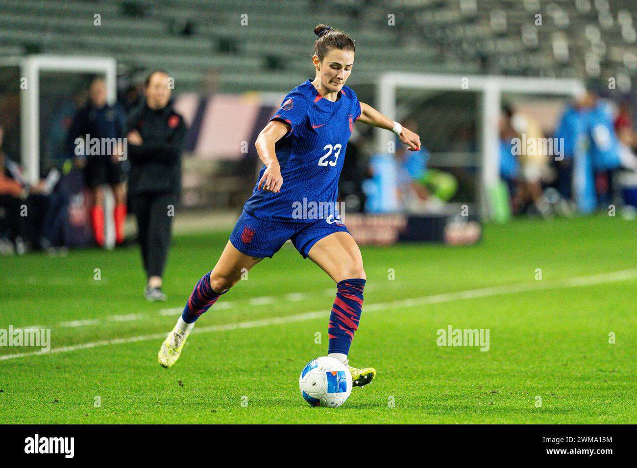 United States defender Emily Fox (23) during the Concacaf W Gold Cup