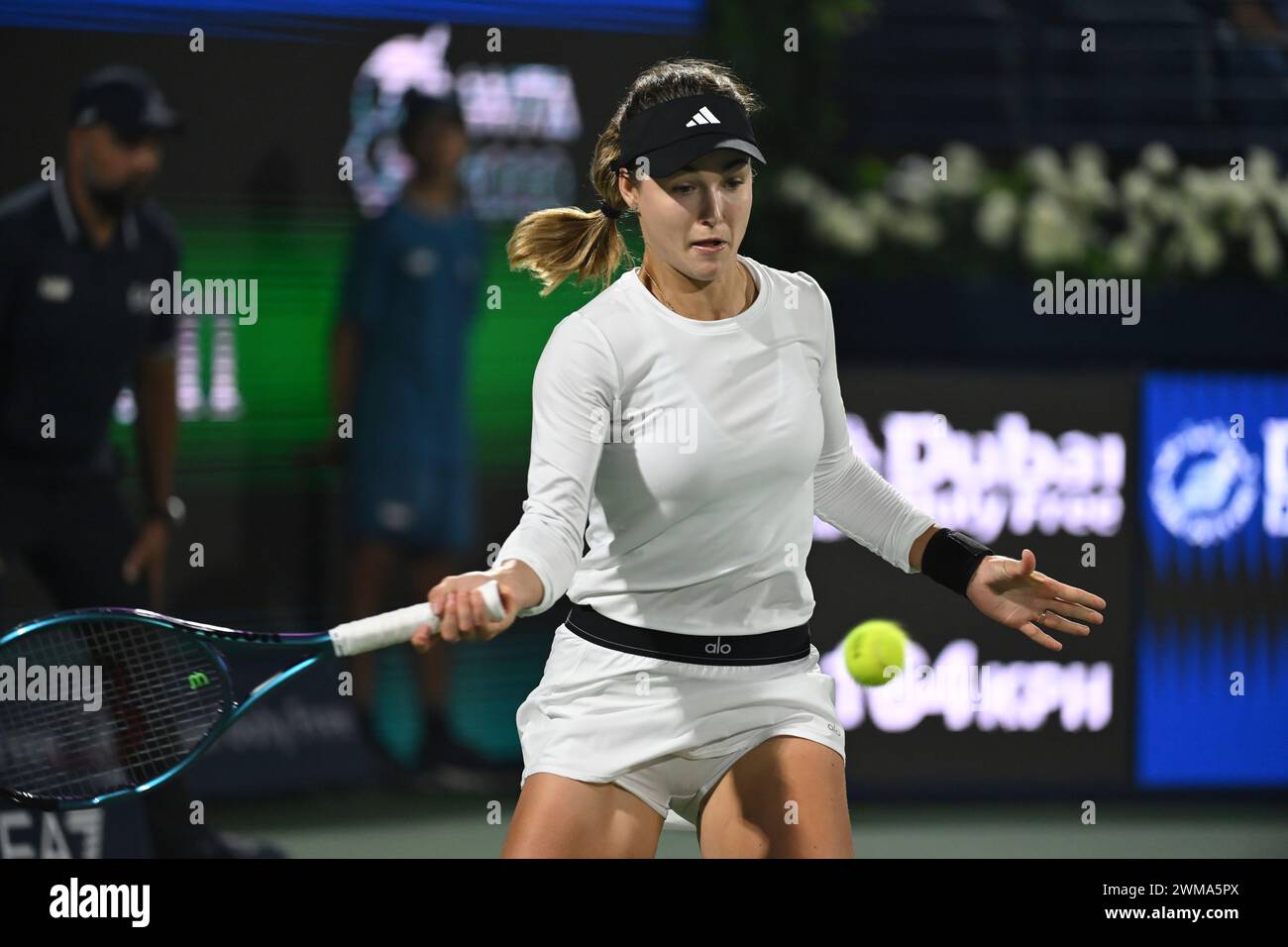 DUBAI, UAE, 24th February 2024. Action From The WTA Finals Match Of The ...