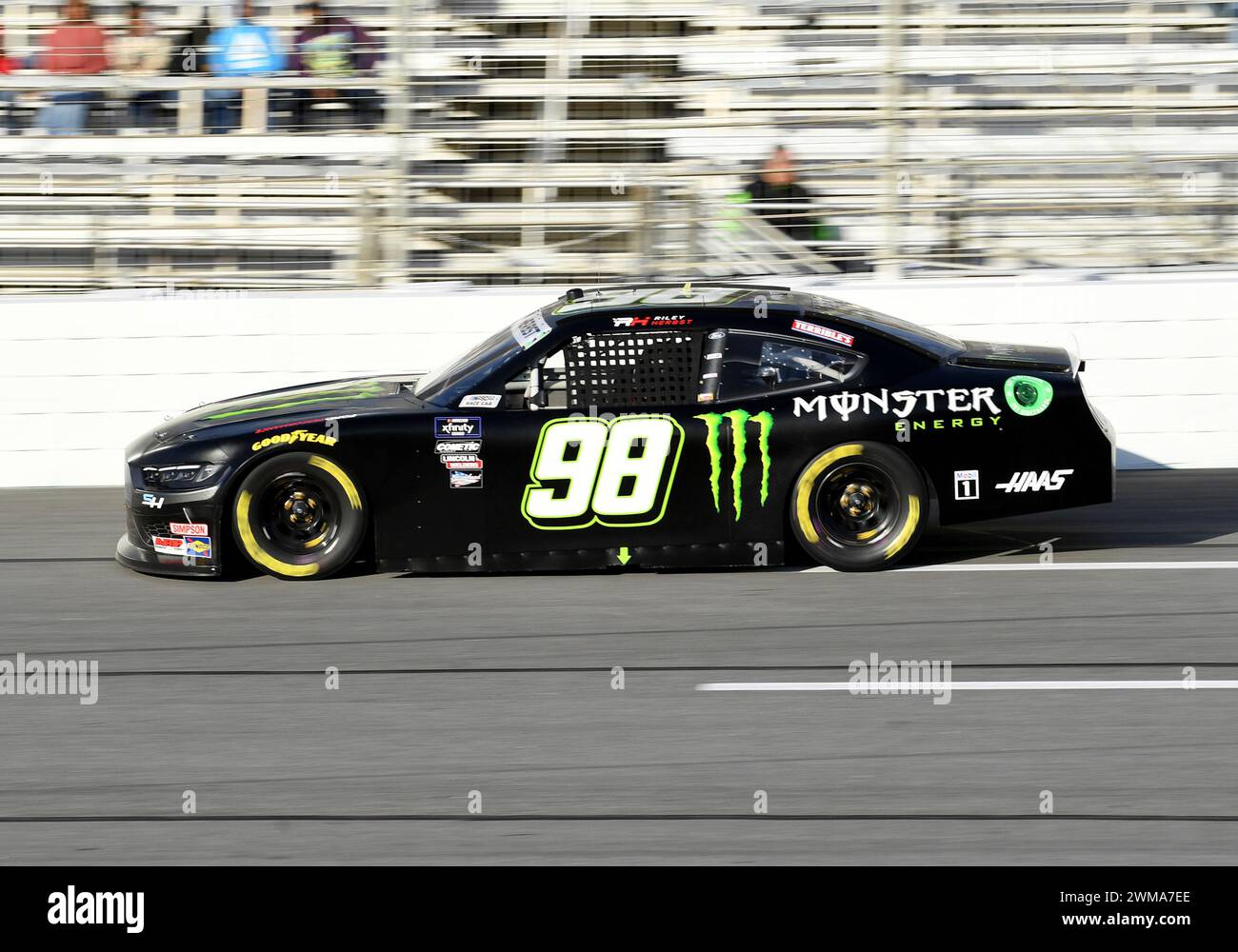 ATLANTA, GA - FEBRUARY 24: Riley Herbst (#98 Stewart Haas Racing ...