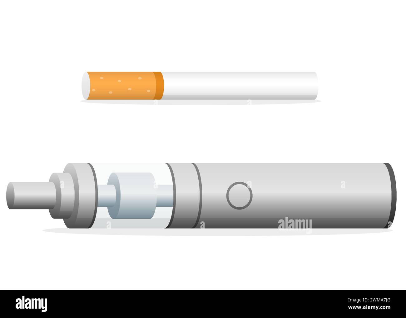 Illustration of cigarettes isolated on white background Stock Vector ...