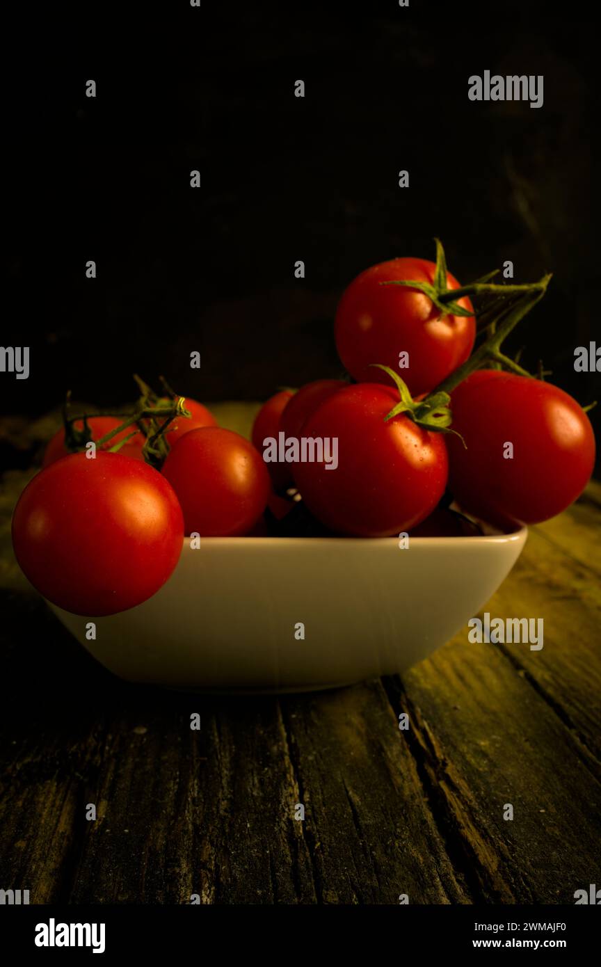 Pomodoro di Pachino: fresh, beautiful Italian tomato Stock Photo