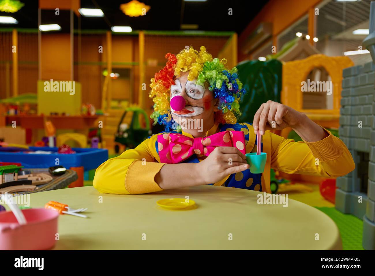 Harlequin playing hi-res stock photography and images - Alamy