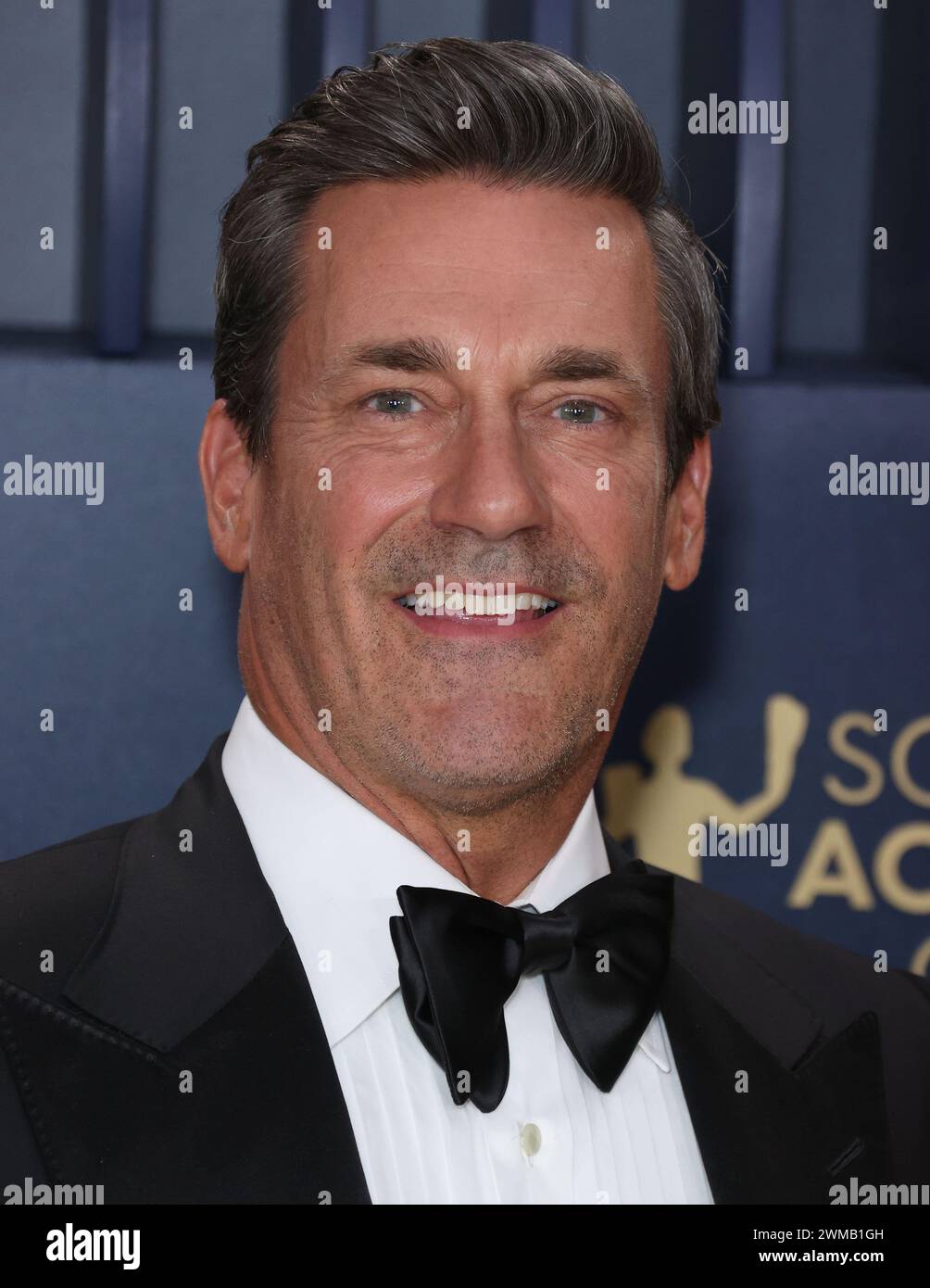 LOS ANGELES, CALIFORNIA, USA - FEBRUARY 24: Jon Hamm arrives at the 30th Annual Screen Actors Guild Awards held at the Shrine Auditorium and Expo Hall on February 24, 2024 in Los Angeles, California, United States. (Photo by Xavier Collin/Image Press Agency) Stock Photo