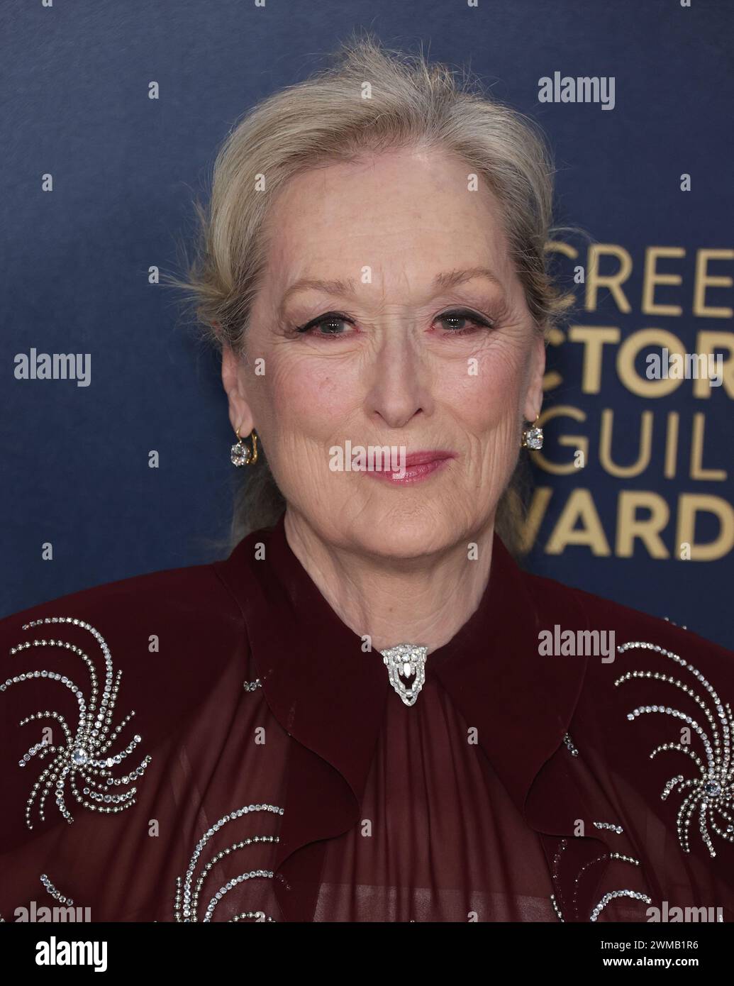 LOS ANGELES, CALIFORNIA, USA - FEBRUARY 24: Meryl Streep wearing Prada