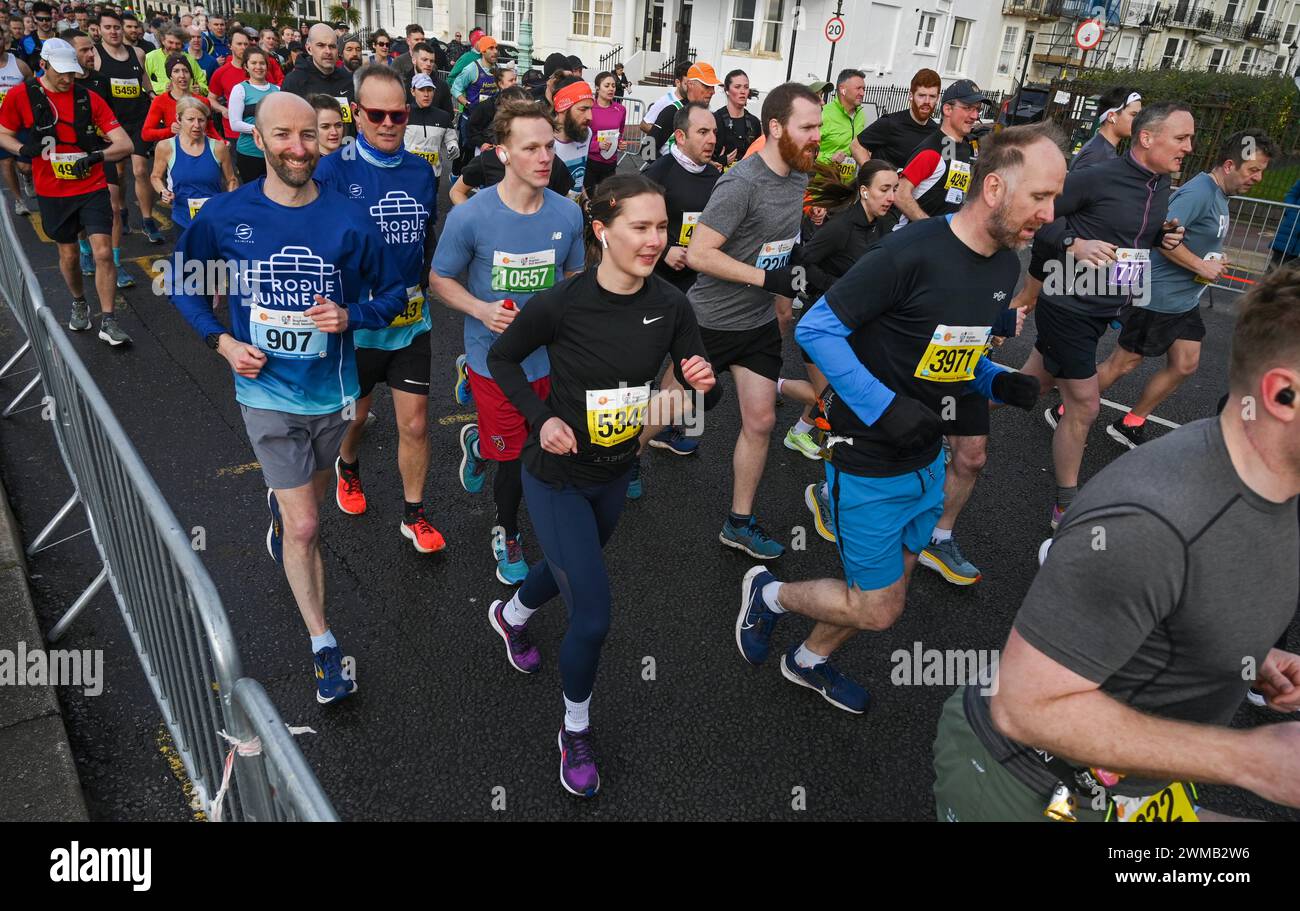 Brighton half marathon 2024 hi-res stock photography and images - Alamy