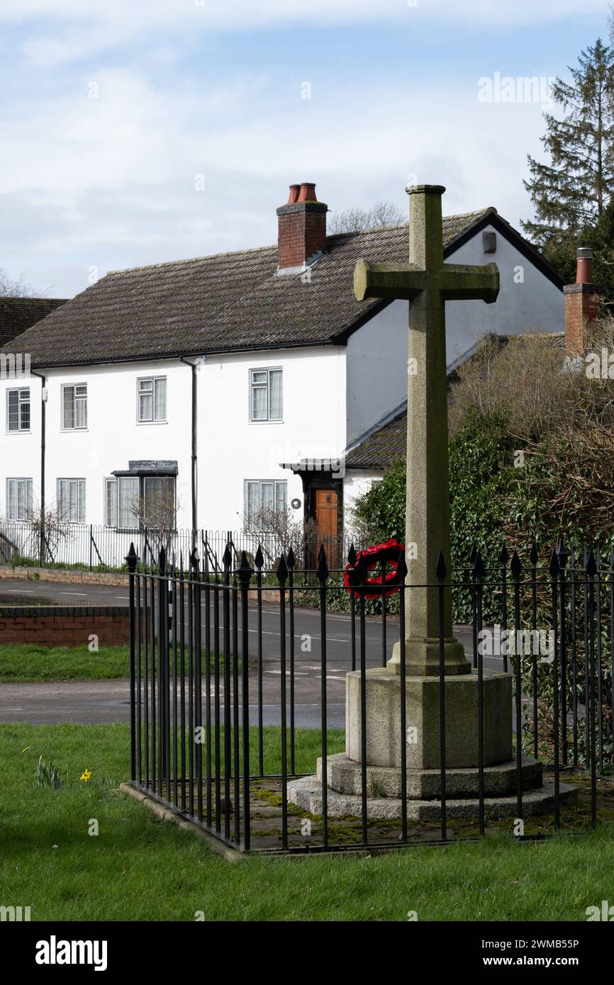 The village war memorial, Grandborough, Warwickshire, England, UK Stock ...