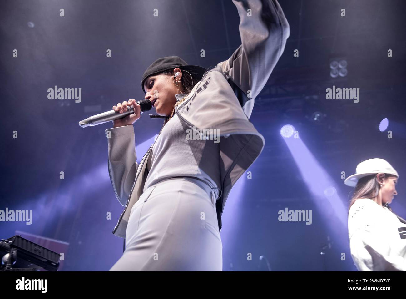 Marlena performing at Sala Apolo, Barcelona 23 Feb. 2024. Photographer: Ale Espaliat Stock Photo