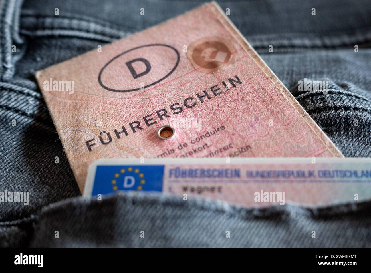 Elegantes Fuhrerschein A Alter Bild