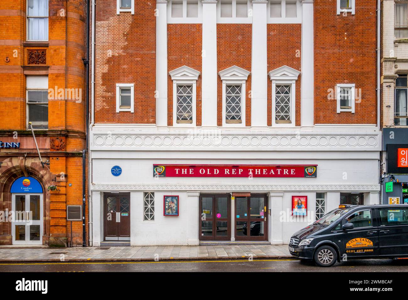 The Old Rep Theatre originally known as the  Birmingham Repertory Theatre in the city of Birmingham. Stock Photo