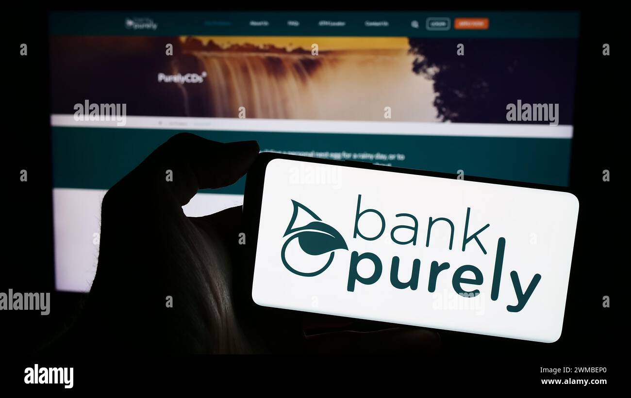 Bankpurely logo hires stock photography and images Alamy