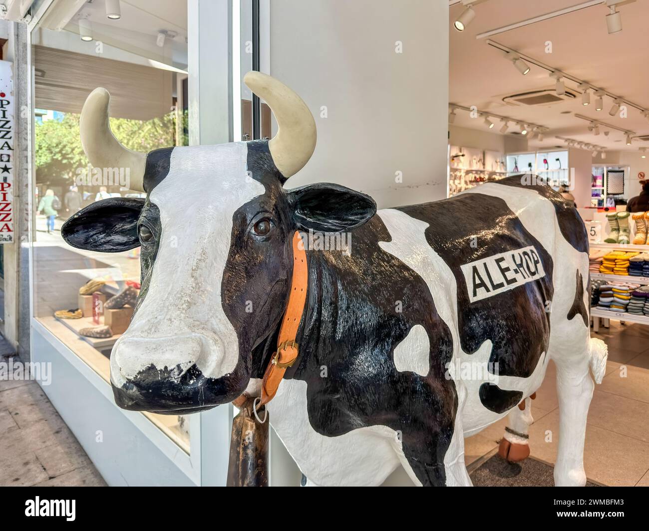 Entrance to Ale-Hop retail store, Alicante, Spain Stock Photo