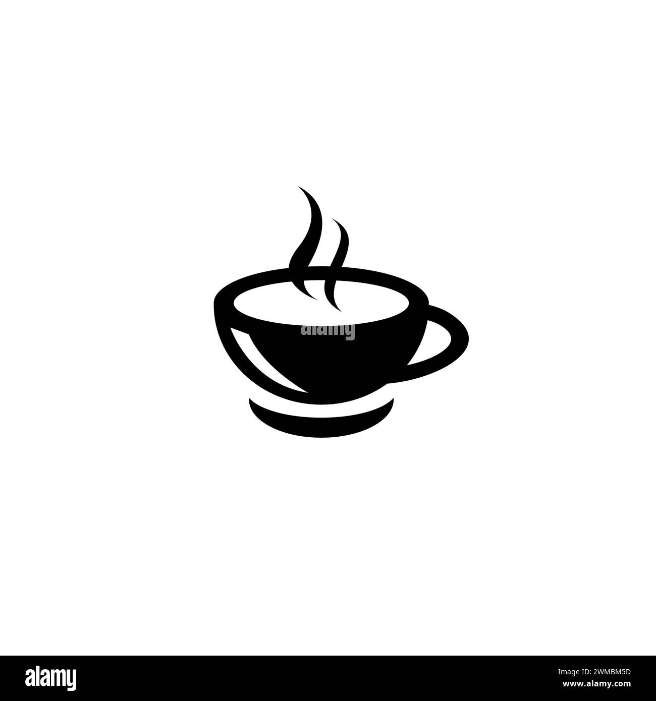 Coffee cup Icon. Hot Drink Icon Stock Vector