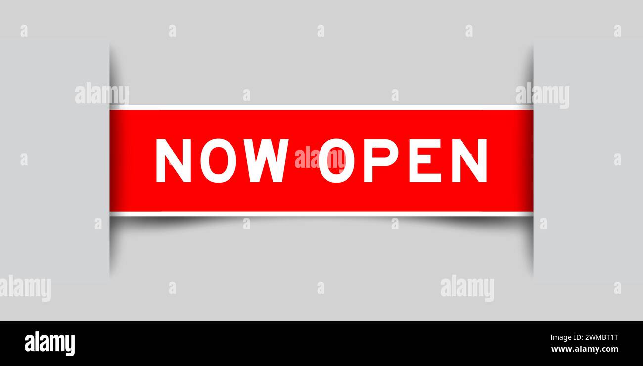 Grand opening sticker square hi-res stock photography and images - Alamy