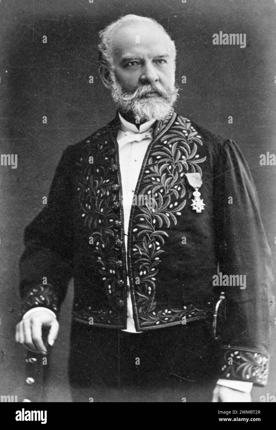 Charles Friedel (1832 – 1899) French chemist and mineralogist. Stock Photo