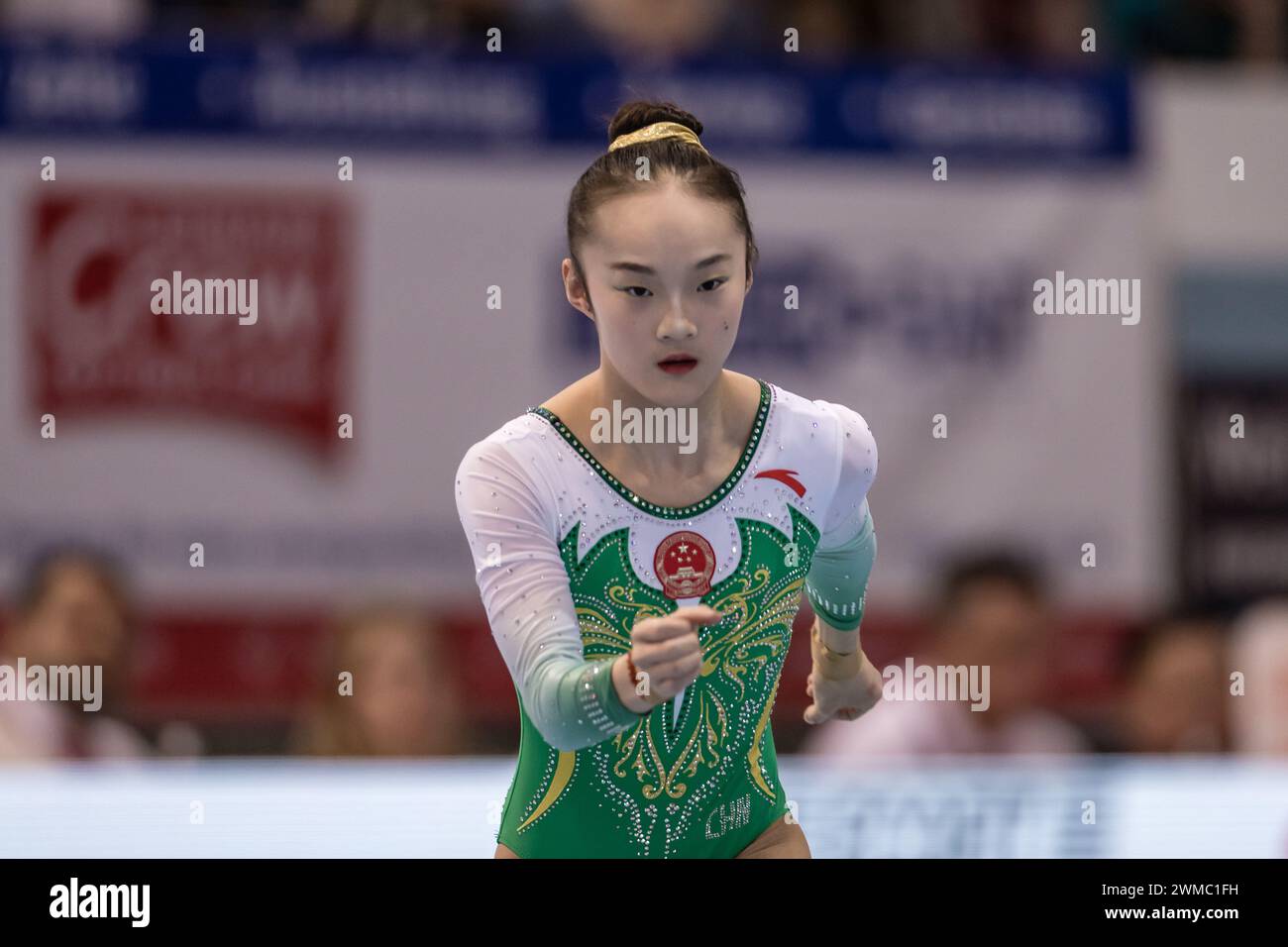 Cottbus, Germany. 25th Feb, 2024. Gymnastics Olympic qualification