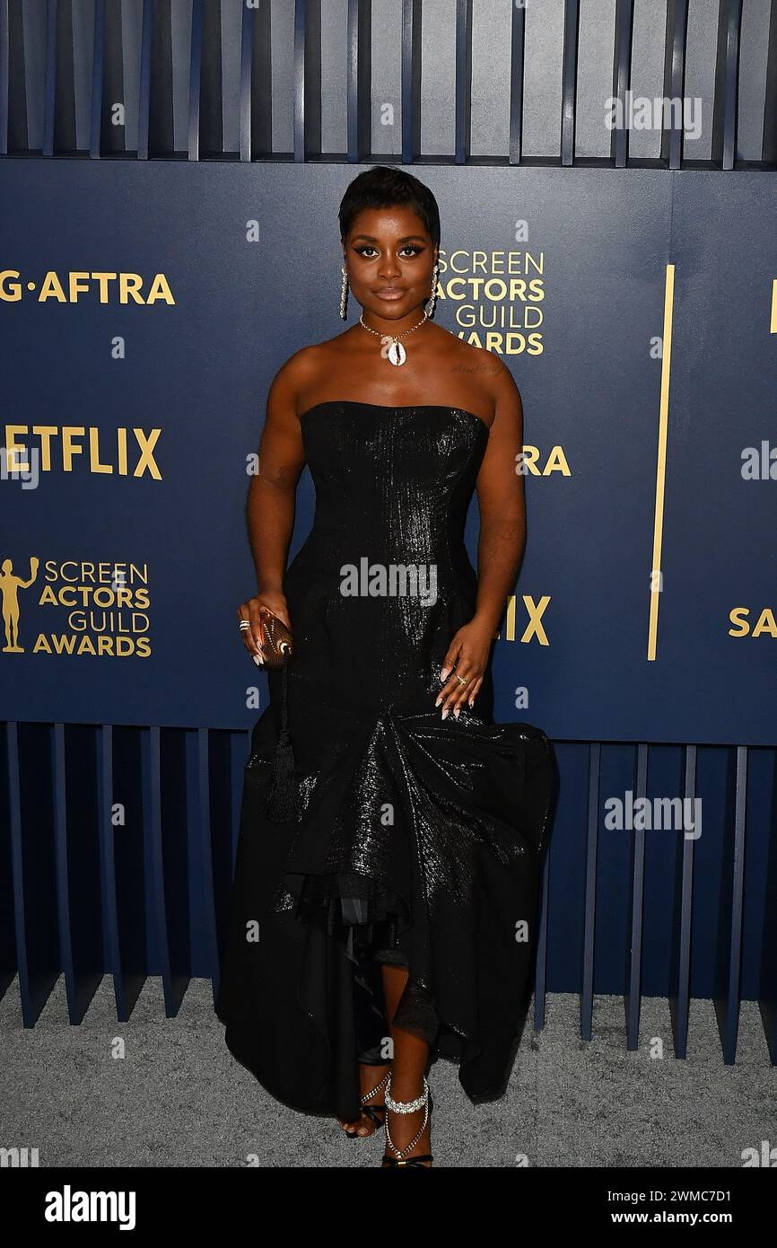 Denée Benton attends the 30th Annual Screen Actors Guild Awards at ...