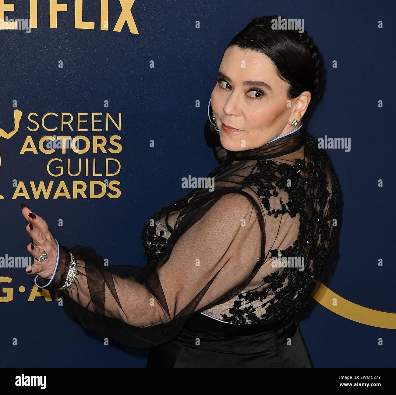 Los Angeles, USA. 25th Feb, 2024. Alex Borstein attends the 30th Annual Screen Actors Guild Awards at Shrine Auditorium and Expo Hall on February 24, 2024 in Los Angeles, California. Photo C Flanigan/imageSPACE Credit: Imagespace/Alamy Live News Stock Photo