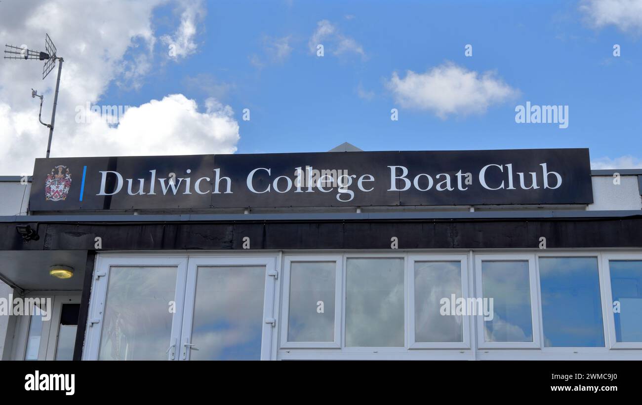 Dulwich College Boat Club in London, UK Stock Photo