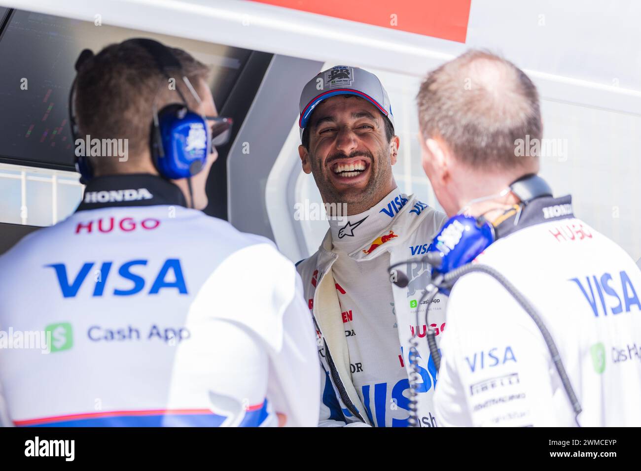 MANAMA, BAHRAIN, Bahrain International Circuit, 23.Feb.2024: Daniel ...