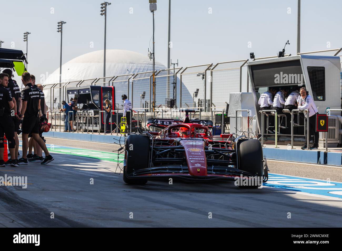 MANAMA, BAHRAIN, Bahrain International Circuit, 21. Feb 2024: Charles ...