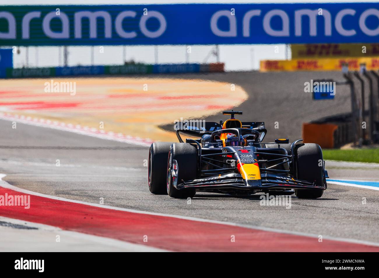 MANAMA, BAHRAIN, Bahrain International Circuit, 21. Feb 2024 Max Verstappen of the Netherlands