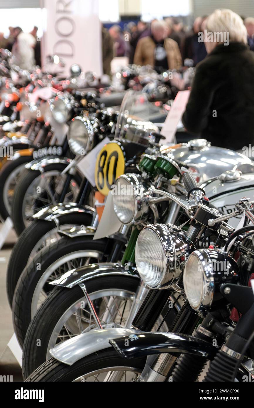 The Bristol Classic Motorcycle Show 2024 Stock Photo