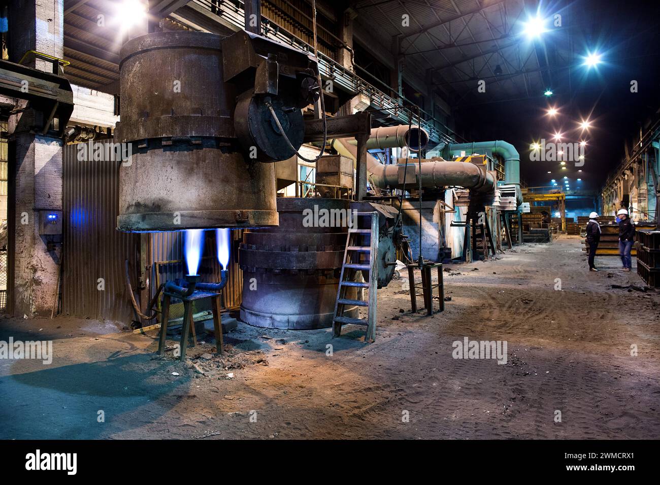 Olazabal y Huarte, SAU is a iron foundry manufacture of gray ductile iron and special parts for wind generators. Spain Bilbao.vvbvanbree fotografie Stock Photo