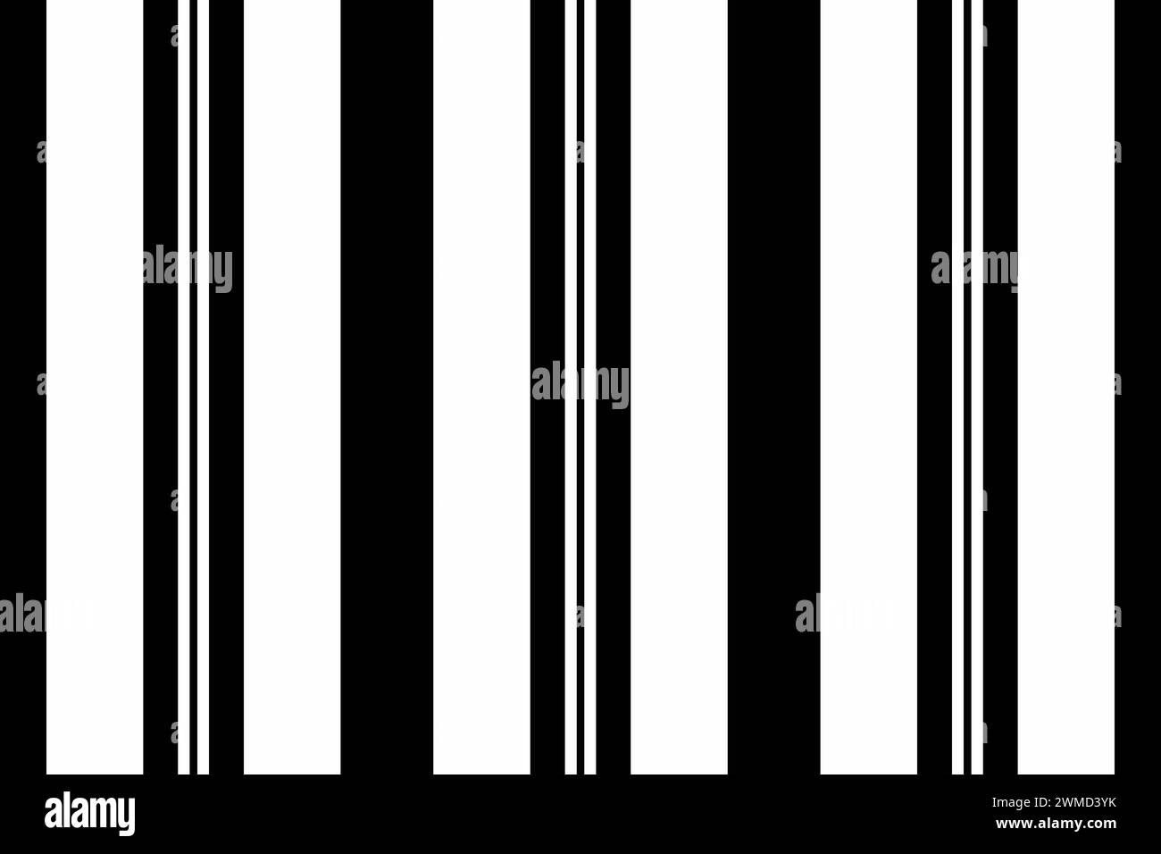 White pattern stripe textile, short seamless lines background. Curtain vertical vector texture fabric in black and white colors. Stock Vector