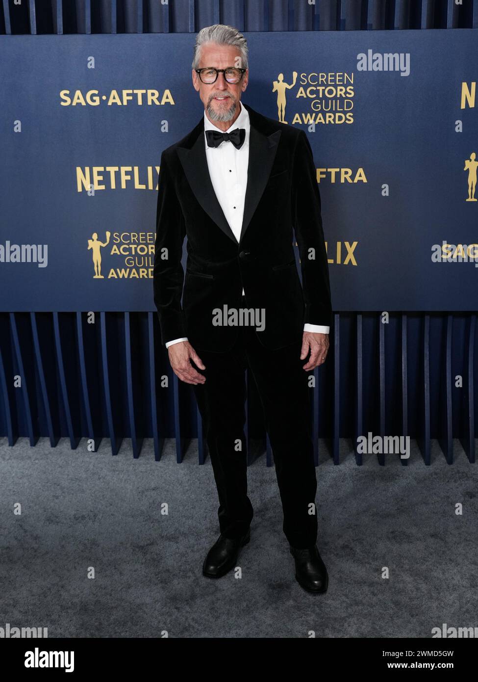 Los Angeles, USA. 24th Feb, 2024. Alan Ruck walking on the red carpet ...