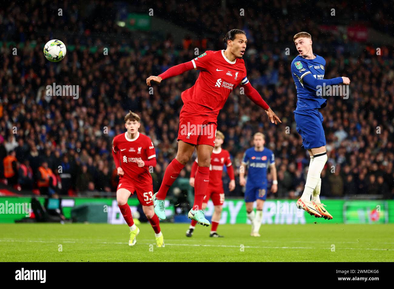Wembley Stadium, London, UK. 25th Feb, 2024. Carabao League Cup Final ...