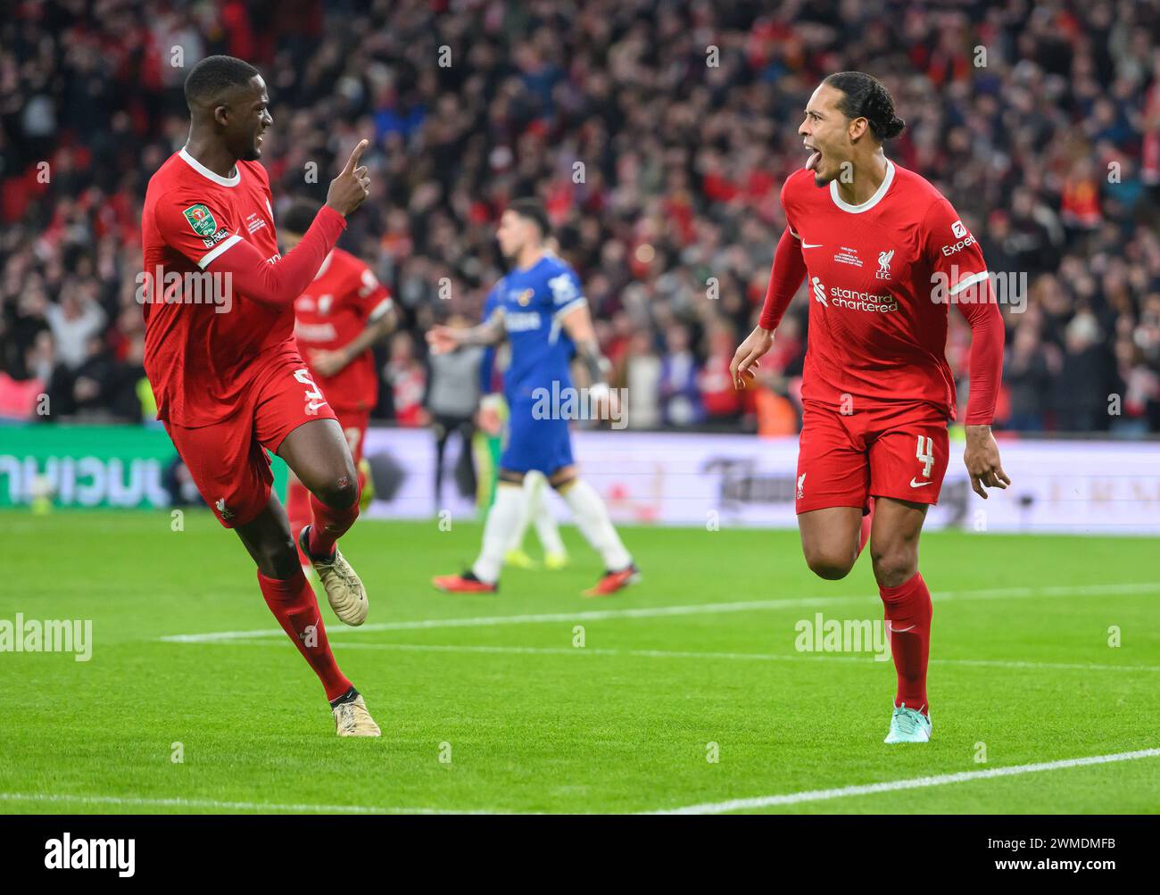 London, UK. 25th Feb, 2024 - Chelsea v Liverpool - Carabao Cup Final ...