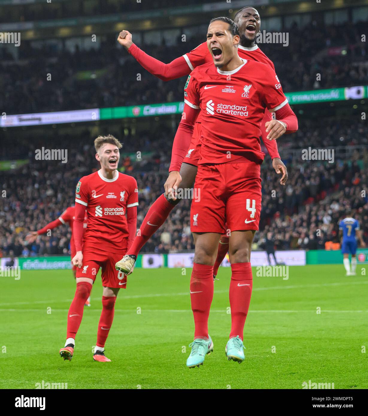 London, UK. 25th Feb, 2024 - Chelsea v Liverpool - Carabao Cup Final ...