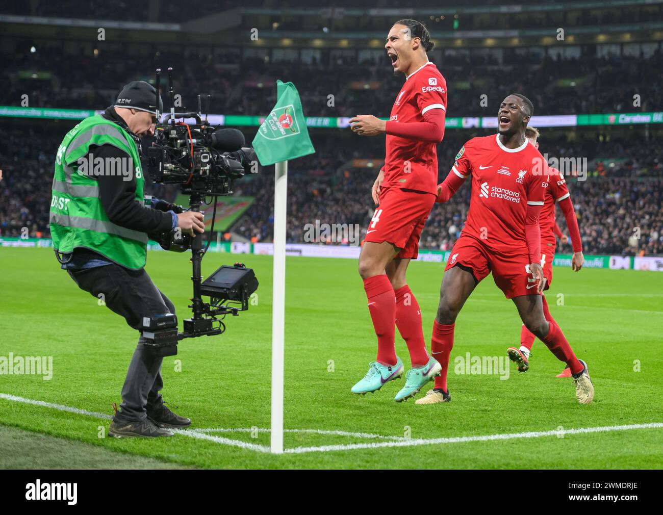 London, UK. 25th Feb, 2024 - Chelsea v Liverpool - Carabao Cup Final ...